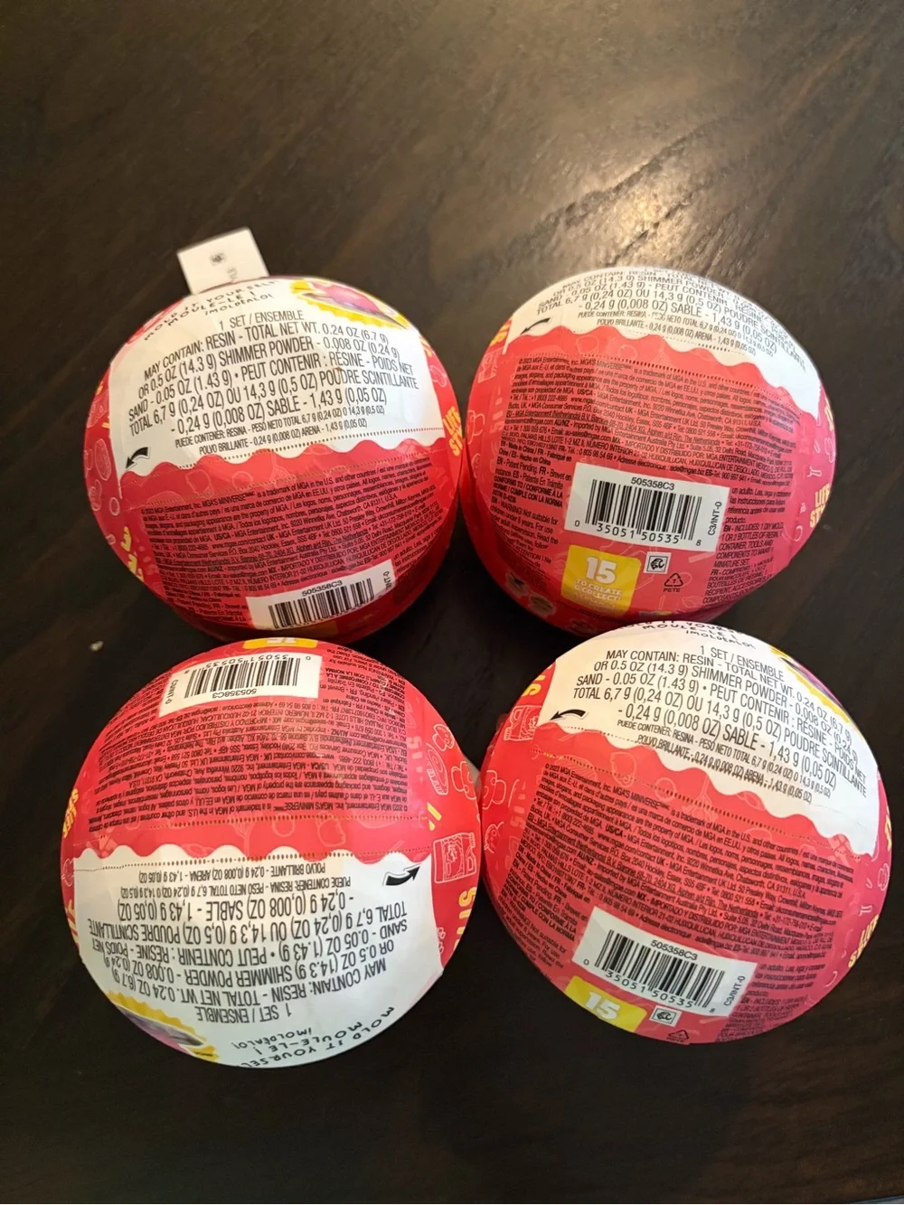 Mini Verse Surprise Ball - make it mini lifestyle lot of 4 new sealed